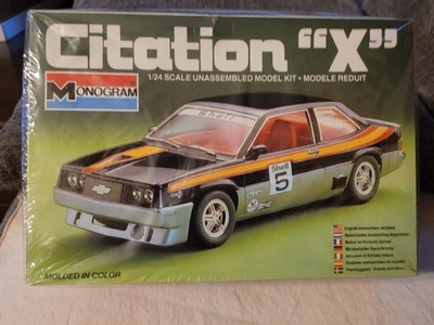Vintage Monogram #2288 Model kit Citation X Rare 1/24 Scale 1981 Unbuilt. - Image 1 of 4