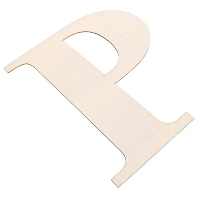  Grandi lettere dell'alfabeto in legno per la decorazione della parete, - Immagine 1 di 4