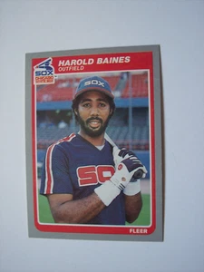 Tarjeta de béisbol Fleer 1985 Harold Baines #507 EX-NM - Imagen 1 de 2