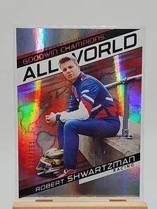 Robert Shwartzman 2022 cubierta superior Goodwin Champions All-World rojo/299 - Imagen 1 de 2