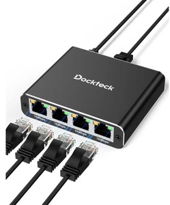 Gigabit Ethernet Splitter High Speed 1000Mbps either Ethernet Splitter 1-4 RJ45 - Picture 1 of 5