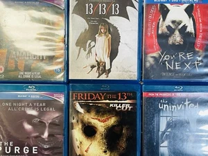 ๐ฟ 10 Wholesale RANDOM HORROR / THRILLER / MYSTERY / CRIME BLU-RAY Movies ๐ฟ - Picture 1 of 2