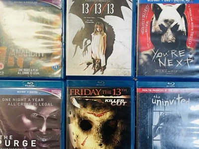 🍿 10 Wholesale RANDOM HORROR / THRILLER / MYSTERY / CRIME BLU-RAY Movies 🍿 - Image 1 of 2