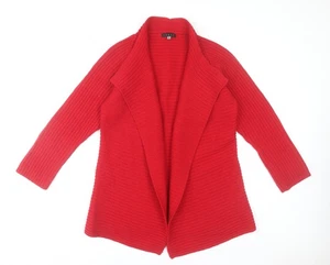 Cárdigan tejido de angora de lana roja Coast para mujer talla M - Imagen 1 de 12