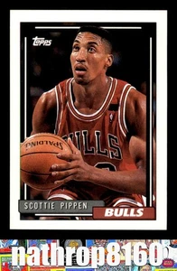 1992 Topps #398 Scottie Pippen HOF NBA Basketball NM/NM+ Chicago Bulls 10641 - Bild 1 von 4