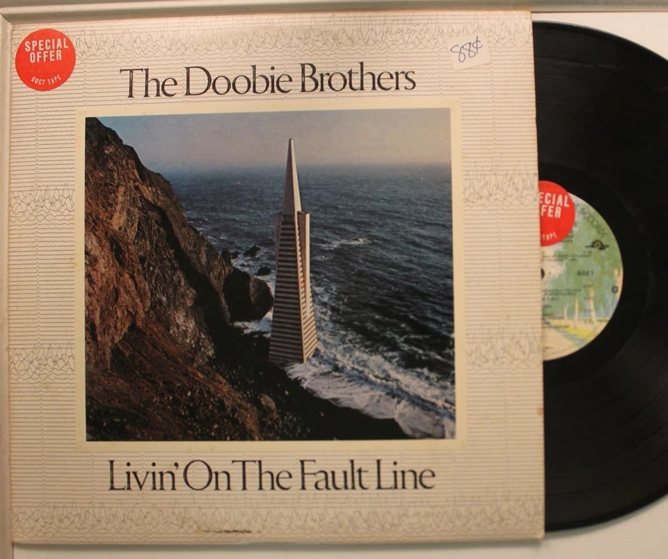 The Doobie Brothers Lp Livin' On The Fault Line On Wb - Vg+ To Vg+ - Image 1 of 1