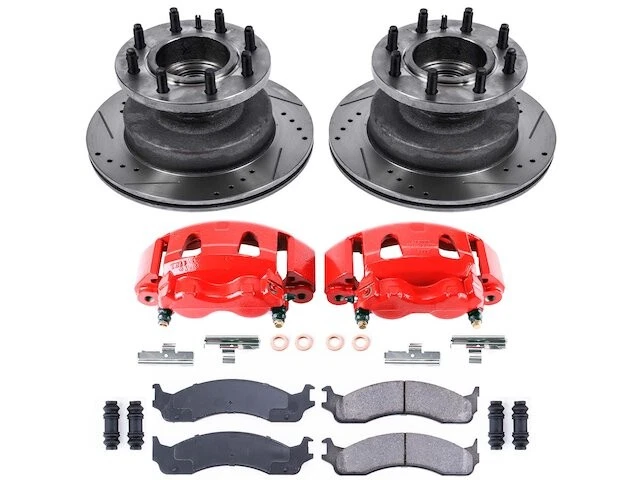 Kit de pastillas de freno delanteras y rotor 44DPQM86 para E350 Club Wagon Econoline Super Duty Foto 1 de 1