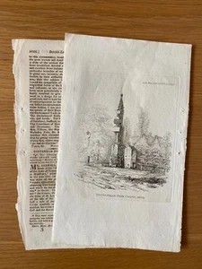 GRAVUR 1820 TOTTENHAM HOCHKREUZ 1805 Gent Mag - Bild 1 von 2