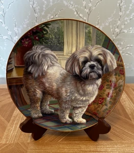 Danbury Mint Porzellan Teller Sammlung Lhasa Apsos Proud Prince Vintage - Bild 1 von 3
