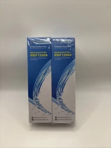IcePure Replacement Water & Air Carbon Filters Model RWF1200A - AF004 2 Pk NEW - Picture 1 of 2