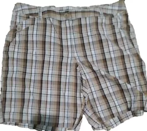 JMS Just My Size Women's 20W Multicolored Plaid Shorts, Waist Measures 39in Nwt - Picture 1 of 9
