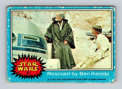 Star Wars Series 1 (Blue) Topps 1977 Trading Card #22 - Image 1 of 2