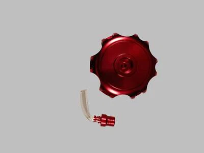 RED Alloy Gas Fuel Petrol Tank Cap + Breather 110cc 125cc PIT Trail Dirt Bike - image 1 of 4