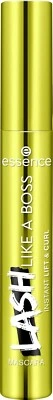 essence Lash Like A Boss Instant Lift & Curl Mascara Black Curved Fiber Brush - Image 1 of 2