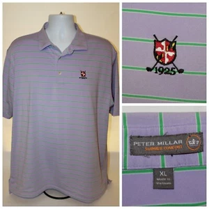 Peter Millar Summer Comfort Country Club Of Maryland Polo Golf Shirt Size XL - Picture 1 of 7