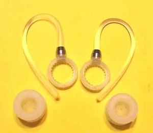 2 Earhooks 2 Sound Isolating Earbuds Motorola HZ720 HX550 H19 txt H17 txt H525 - Picture 1 of 4
