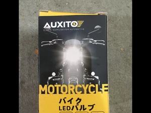 Auxito 9003 H4 motorcycle LED High/Low Beam Headlight Bulb Tested - Picture 1 of 5