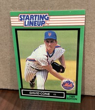 DAVID CONE 1989 KENNER STARTING LINEUP CARD - NEW YORK METS