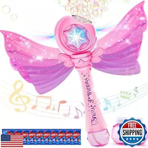 Aooess Bubble Wands for Kids 3-5 Years Old Girls: Light Up Bubble Wand Prince - Picture 1 of 5