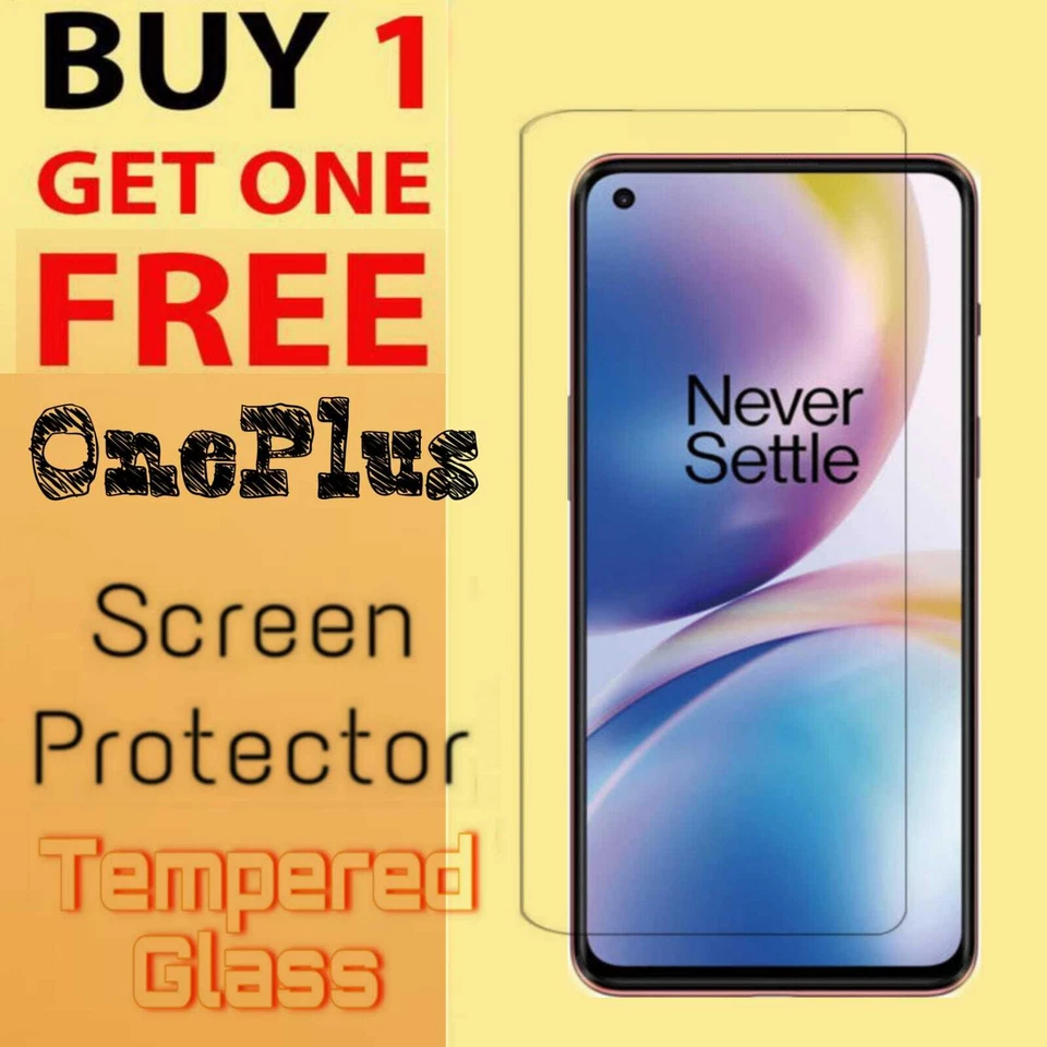 Screen Protector Tempered Glass For OnePlus Nord , Nord 2 5G Nord 2 CE Nord N20 - Image 1 of 4
