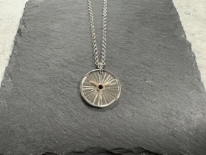 Ciondolo Clogau Gallese Argento e Oro Rosa 9ct Anno Wyddfa Summit £70 di sconto Raro - Foto 1 di 10