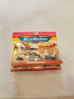 1993 Micro Machines Spider-Man collection#2 miniature vehicles New Package Great - Image 1 of 4