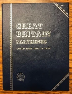 Gran Bretaña Farthings 1902 - 1936 nueva carpeta Whitman #9676 - Imagen 1 de 3