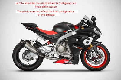Tubo de Escape Completo ZARD Titanio-Carbono + Escudo Térmico Aprilia RS 660 - Imagen 1 de 4