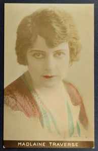 Madlaine Traverse Schauspielerin Echtfoto Postkarte - Bild 1 von 2