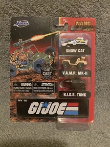 JADA NANO HOLLYWOOD RIDES GI JOE SET NV-18 MINI RIDES **NEW** - Picture 1 of 2