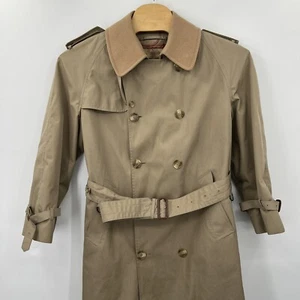 Brooks Brothers Men's 40 Reg Poplin Wool Lined Detective Duster Trench Coat - Picture 1 of 6