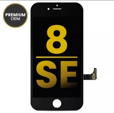 Genuine OEM Original iPhone SE3 2022 3rd Gen Replacement LCD touch screen Black - Image 1 of 4