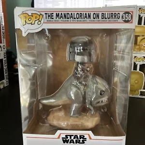 Funko Pop! "Star Wars The Mandalorian on Blurrg #358 10" ¡POP! Figura de vinilo NUEVA - Imagen 1 de 6