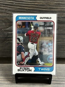 2023 Topps Heritage cromo #15 Byron Buxton gemelos de Minnesota/999 - Imagen 1 de 2