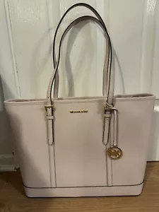 Michael Kors Jet Set Travel Tote Powder Blush Large - Picture 1 of 3