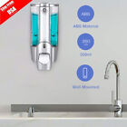 Liquid Soap Manual Dispenser Wall Mount Hand Wash Shampoo Shower Gel Bathroom photo
