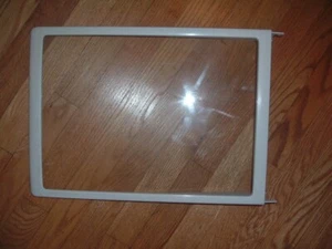 Maytag Kenmore Refrigerator Spill Catcher Glass Shelf Part # 124636 - Picture 1 of 2