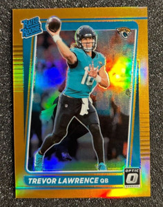 2021 Panini Donruss Optic Football Trevor Lawrence #201 Rated Rookie Orange /199