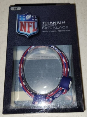 New York Giants 18" Titanium Sport Necklace - Image 1 of 2