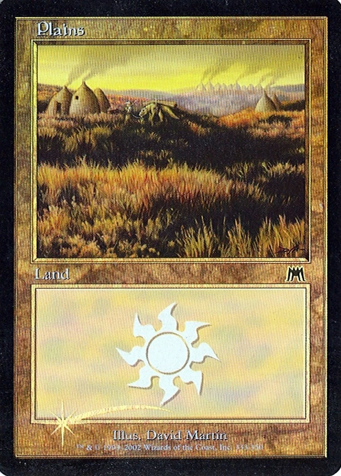 MTG - Onslaught - Plains #333 - Foil - Various conditions - Image 1 of 1