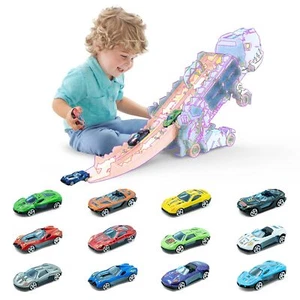Dufuntotoys 12 Pack Toy Cars for Kids Toddlers - Mini Diecast Metal Race Car ... - Picture 1 of 7