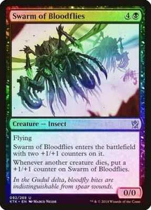 Swarm of Bloodflies FOIL Khans of Tarkir NM Black Uncommon MAGIC - Picture 1 of 1