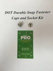 DOT Stainless Steel Snap Fasteners Cap and Socket Kit 1000 Sets - Picture 1 of 5
