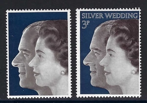 1972 SILVER WEDDING 3p SILVER MISSING / OMITTED ERROR - Picture 1 of 3