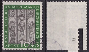 BUND 1951 NR. 139 + PLATTENFEHLER II RUNDSTEMPEL --,-- € BITTE ANSEHEN - SELTEN! - Bild 1 von 1
