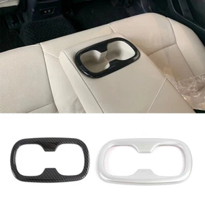 Carbon Fiber Look Rear Drain Cup Panel Decorative Frame For Toyota Corolla 19-24 - Picture 1 of 17