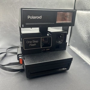 Vintage Polaroid One Step Flash 600 analoge Sofortbildkamera - getestet & funktioniert - Bild 1 von 4