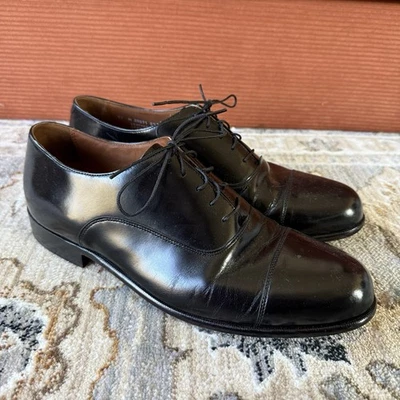 Bostonian Classics Black Leather Dress Shoes Oxford Lace Up Men’s Size 12 - Image 1 of 4