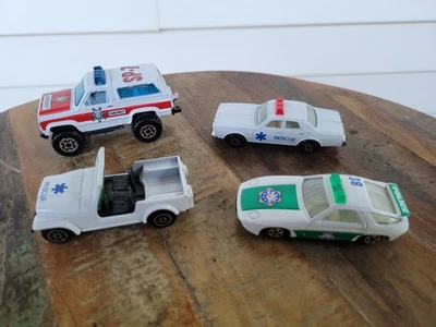 Lot Of Police/rescue Vintage Toy Cars - Image 1 of 4