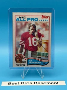 1982 Topps - Joe Montana #488 - NFC All Pro - 49ers QB Legend - Picture 1 of 2